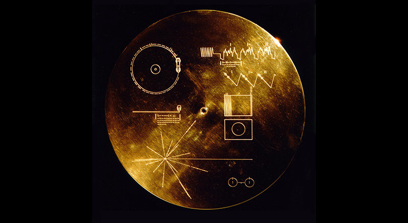 Voyagers' Golden Record Cover