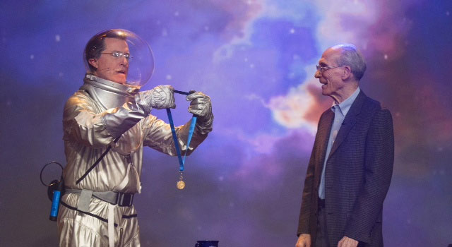 Voyager Project Scientist Honored by NASA — Via Stephen Colbert