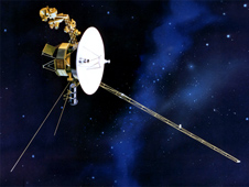 An artist's concept of Voyager 1.