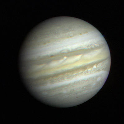First close up view of Jupiter from Voyager 1