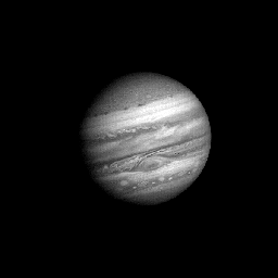 This time-lapse video records Voyager 1's approach to Jupiter during a period of over 60 Jupiter days.