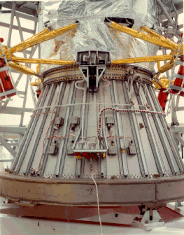 Voyager Launch Vehicle Adapter in SAF Hi-Bay.