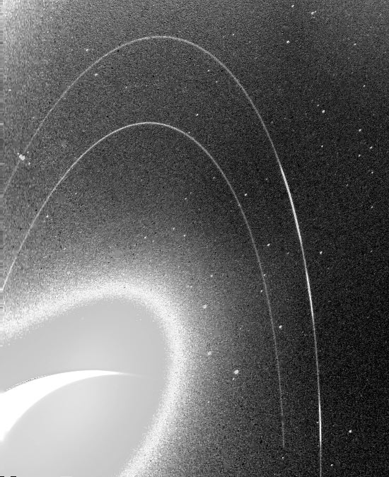 Detail of Neptune’s rings.