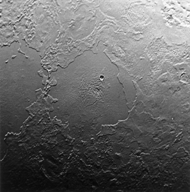 View about 300 miles across of Triton’s surface.