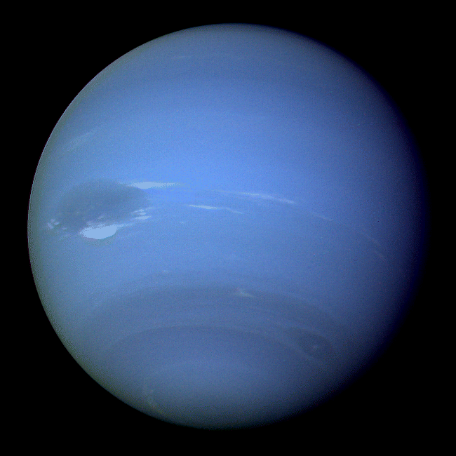Voyager image of Neptune.