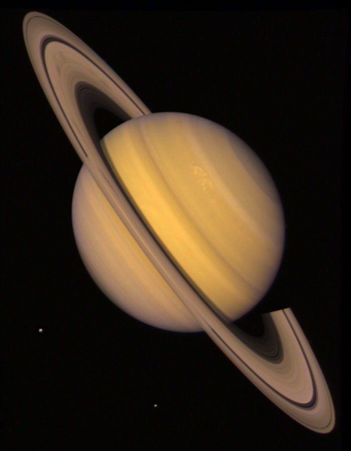 Voyager Images Voyager Took of Saturn