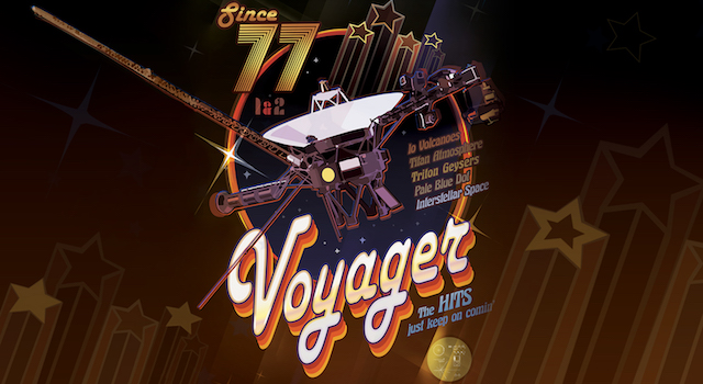 Voyager 40th Anniversary Disco Poster