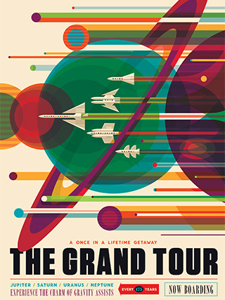 The Grand Tour - JPL Travel Poster
